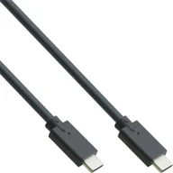 Kable USB - InLine Kabel USB USB C USB C M/M Czarny 0.5m 35706 - miniaturka - grafika 1