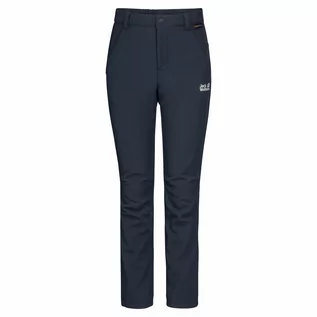 Spodnie i spodenki dla dziewczynek - Spodnie softshell dziecięce FOURWINDS PANTS K night blue - grafika 1