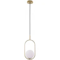 Lampy sufitowe - Lampa wisząca w stylu glamour mosiądz - K061 R0-T63 - miniaturka - grafika 1