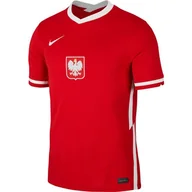 Koszulki sportowe męskie - Nike, Koszulka męska, Poland M BRT Stadium JSY SS Away CD0721 688, czerwony, rozmiar L - miniaturka - grafika 1