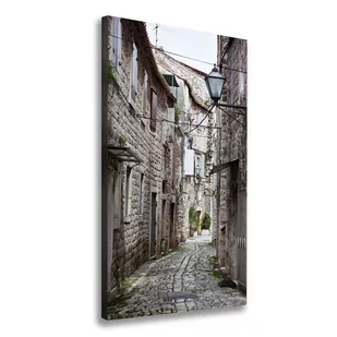 Foto obraz na płótnie pionowy Uliczka Chorwacja - Obrazy i zdjęcia na płótnie - miniaturka - grafika 1