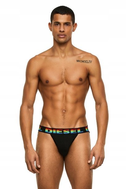 Diesel Oryginalne Jockstrap Męskie 3-Pack Box Xxl