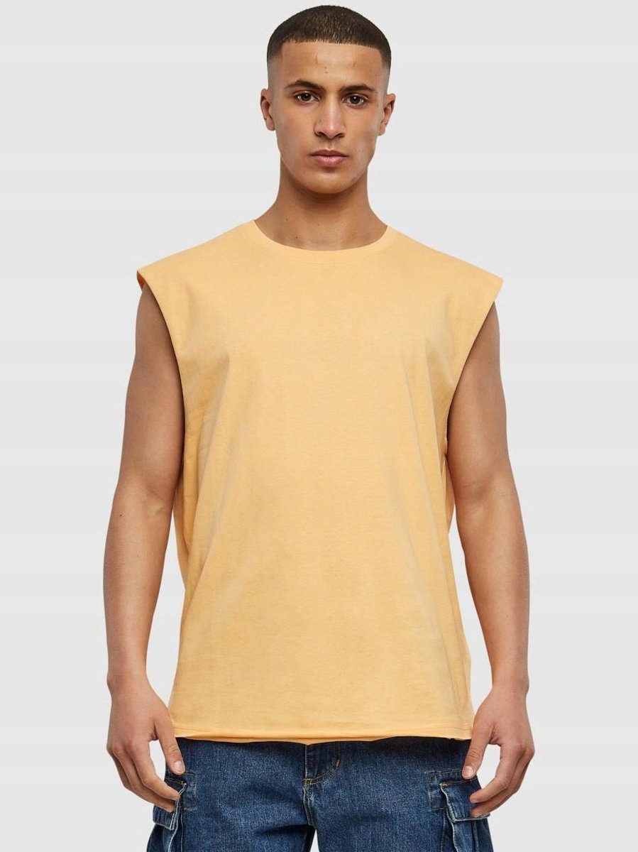 T-Shirt Bez Rękawów Tank Top Men Orange Tb1562 5Xl