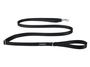 Ami Play Smycz regulowana Easy Fix Basic M 160-300 x 1,5cm Czarny - Smycze dla psów - miniaturka - grafika 1