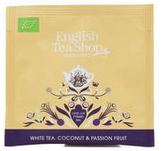 Herbata - ENGLISH TEA SHOP Biała herbata English Tea Shop Premium White Tea Coconut & Passion Fruit 50x2g 10680275061103 - miniaturka - grafika 1