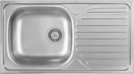 Zlewozmywaki - Zlew KERNAU KSS C 403 1B1D stal LEN - miniaturka - grafika 1