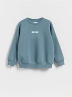 Bluzy dla chłopców - Reserved - Bluza z nadrukiem - granatowy - miniaturka - grafika 1