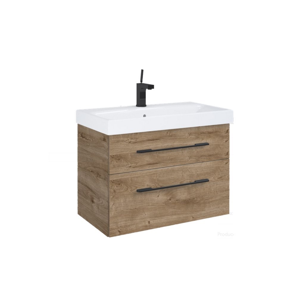 AQ.401-169123 / AQUAFORM / MADRID / SZAFKA PODUMYWALKOWA WISZĄCA 2S 80X41,8X54 DĄB CANELLA PDW /