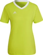 Bluzki damskie - Koszulka damska adidas Entrada 22 Jsy limonkowa HC5080-XS - miniaturka - grafika 1