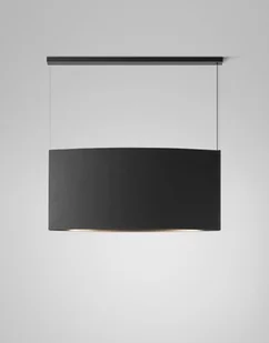 Wisząca lampa Noren S/151.2 w ciemnoszarym kolorze, emitująca światło skierowane w dół - Lampy sufitowe - miniaturka - grafika 1