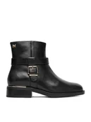 Botki damskie - MEXX Botki CEO-MX/033C-RST Czarny - miniaturka - grafika 1