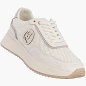 Półbuty damskie - Sneakersy Damskie Skórzane Buty Niskie Casual Półbuty Białe Jezzi OL39-5 Biały 40 - miniaturka - grafika 1