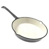 Patelnie - Kinghoff Lumarko Patelnia Żeliwna Emaliowana 20cm Kh-1518! KH-1518 - miniaturka - grafika 1