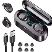 Słuchawki - Roneberg RF9 CZARNY - miniaturka - grafika 1