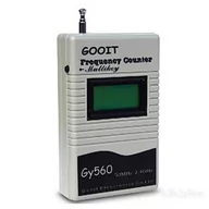 Krótkofalówki - Miernik częstotliwości Gooit GY560 o zakresie pracy od 50MHz do 2.4 GHz - miniaturka - grafika 1