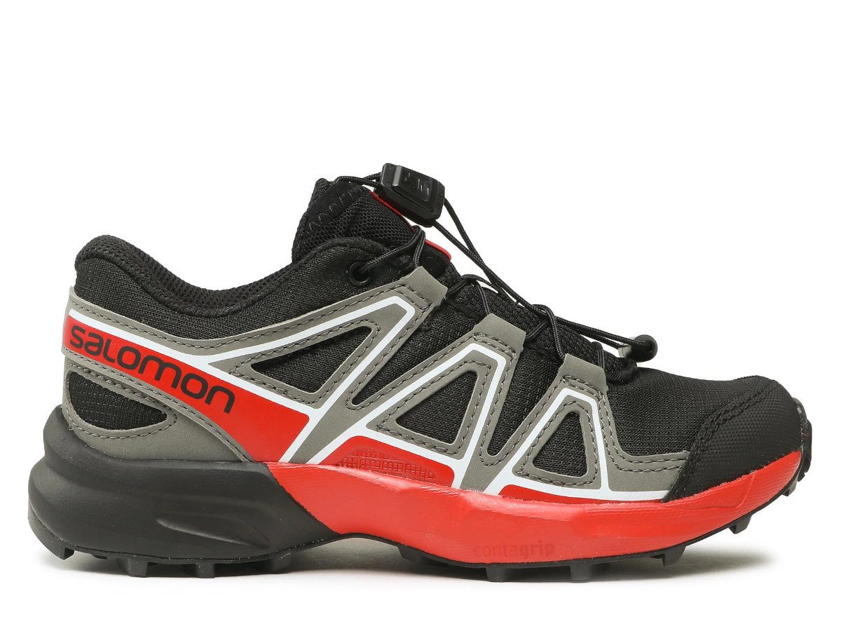 Buty dziecięce Salomon L47279200 SPEEDCROSS Czarne