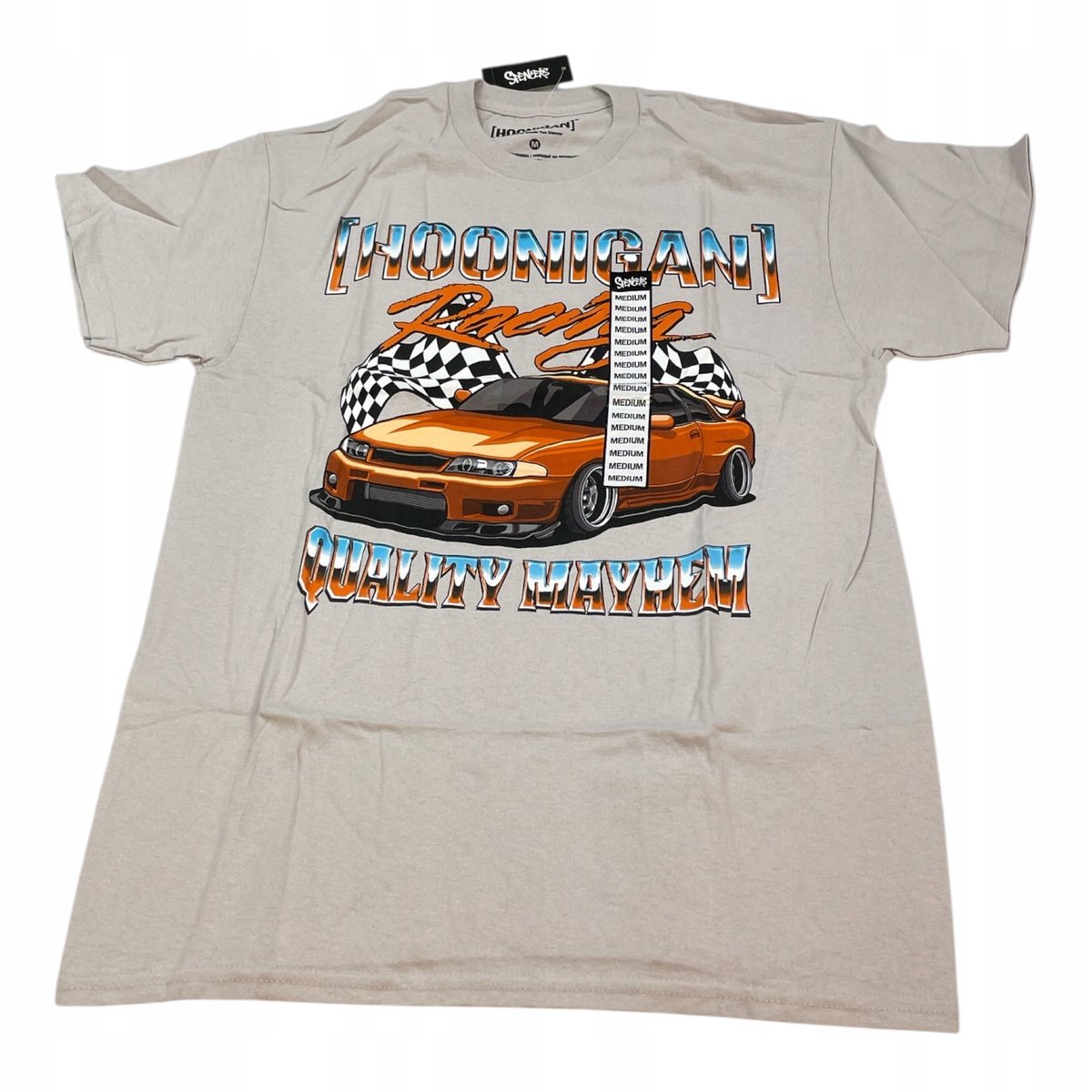 Koszulka T-shirt męski okrągły dekolt SPENCER'S [HOONIGAN] M