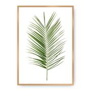 Plakaty - Dekoria Dekoria Plakat Palm Leaf Green 21 x 30 cm Ramka Złota 218A-000-06 - miniaturka - grafika 1