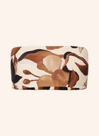 Stroje kąpielowe - Seafolly Góra Od Bikini Bandeau Secret Garden Dwustronna schwarz - miniaturka - grafika 1