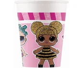 Urodziny dziecka - PROCOS DISNEY Kubeczki papierowe LOL Glitterati - 200 ml - 8 szt. 90858 - miniaturka - grafika 1