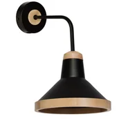 Lampy ścienne - Milagro Salma MLP6294 kinkiet lampa ścienna 1x60W E27 czarny - miniaturka - grafika 1