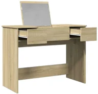 Toaletki - Toaletka skandynawska z chowanym lustrem sonoma dąb F7-N15 - miniaturka - grafika 1