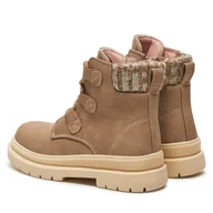 Buty dla dziewczynek - Trzewiki Garvalin 241560 C208 Brązowy - miniaturka - grafika 1