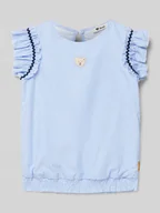 Bluzki dla dziewczynek - Top bluzkowy z falbanami - miniaturka - grafika 1