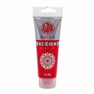 Farby i media malarskie - Astra Farba akrylowa Deco Artea w tubie 75ml czerwona - miniaturka - grafika 1