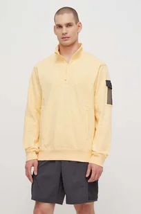 Columbia bluza Painted Peak męska kolor żółty gładka 2074521 - Bluzy męskie - miniaturka - grafika 1