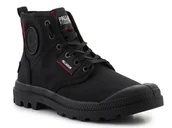 Trampki męskie - Palladium Pampa Hi Patch 79117-008-M Black - miniaturka - grafika 1