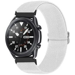 Pasek elastyczny Uniwersalny nylonowy Alogy Nylon opaska do zegarka Smartwatcha 20mm biały - Akcesoria do smartwatchy - miniaturka - grafika 10
