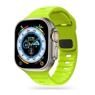 Akcesoria do smartwatchy - Pasek Icon Line do Apple Watch 4 / 5 / 6 / 7 / 8 / SE / Ultra (42 / 44 / 45 / 49 mm) Lime - miniaturka - grafika 1