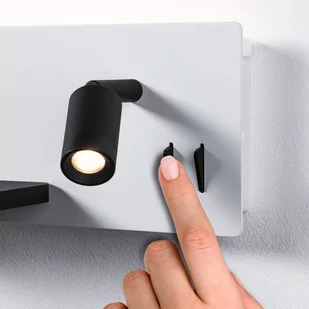 Paulmann kinkiet LED Serra USB C, lewa strona - Lampy ścienne - miniaturka - grafika 4
