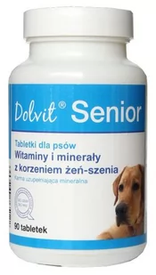 Dolfos Dolvit Starsze 90 Tabletki - Suplementy i witaminy dla psów - miniaturka - grafika 1