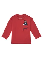 Bluzki damskie - Guess Bluzka I4BI00 I3Z14 Czerwony Regular Fit - miniaturka - grafika 1