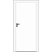 Drzwi wewnętrzne - DRE Skrzydło drzwiowe Savio 1 Biel Alpejska bezprzylgowe pełne 80 P - miniaturka - grafika 1