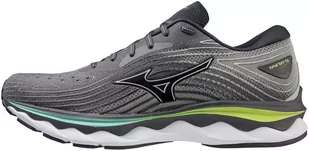 Mizuno Buty do biegania Wave SKY 6 Quiet Shade/Silver/Neo Lime - Buty sportowe damskie - miniaturka - grafika 1