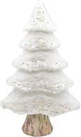 Ozdoby bożonarodzeniowe - Figurka Choinka z białym futerkiem - 1 szt. - miniaturka - grafika 1