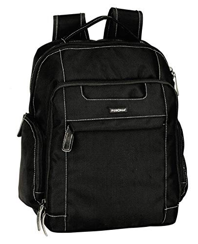 Montichelvo Montichelvo Black Computer Backpack plecak szkolny, 36 cm, czarny (czarny)