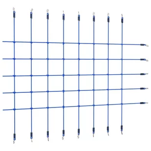 VidaXL Lumarko Siatka do wspinania, 200x150 cm, niebieska 93175 VidaXL - Pozostały sprzęt i akcesoria do ćwiczeń - miniaturka - grafika 1