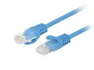 Patchcordy - Patchcord kat.6 UTP 0,5m niebieski Fluke Passed Lanberg 10-PACK PCU6-20CC-0050-B - miniaturka - grafika 1