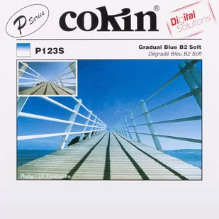 Cokin P123S rozmiar M filtr połówkowy niebieski B2 - Filtry fotograficzne - miniaturka - grafika 1