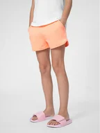Spodenki damskie - 4F Szorty sportowe 4FJSS23TSHOF099 Różowy Regular Fit - miniaturka - grafika 1