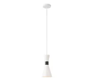 Lampy sufitowe - Redo 01-2709 - Żyrandol na lince KILT 1xE27/42W/230V biały - miniaturka - grafika 1