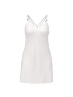 Bielizna nocna - Very Sexy Koszulka nocna satynowa z błyszczącymi ramiączkami Scattered Shine Strap Slip - miniaturka - grafika 1