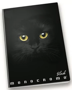 ZeszytA4 38 kartek Linia Pigna Monocromo Black - Zeszyty szkolne - miniaturka - grafika 1