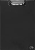 Deski z klipsem - Forofis Klip board z metalowym klipsem A4 zamykany 91243 czarna PVC - miniaturka - grafika 1