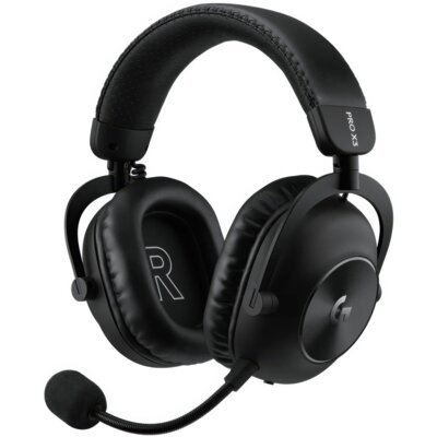 LOGITECH Pro X 3 Lightspeed Bezprzewodowe, Nauszne, Dźwięk przestrzenny Czarny 981-001740