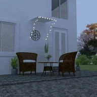 Markizy - vidaXL Markiza zwijana, 100 x 150 cm, kremowa vidaXL - miniaturka - grafika 1